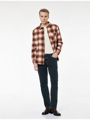 Koton Pamuklu Cepli Normal Bel Straight Fit Jean Pantolon - Mark Jean