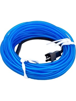 Omrs Store Powermaster 5 Metre 5 Volt USB Adaptörlü Neon Mavi Ip Aydınlatma PM-6077