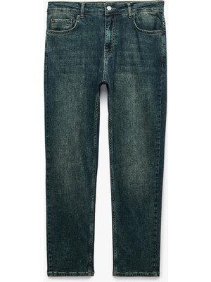 Koton Normal Bel Cepli Pamuklu Tapered Fit Jean Pantolon - Joe Jean
