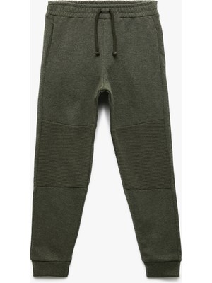 Koton Beli Lastikli Cep Detaylı Şardonlu Jogger Eşofman Altı