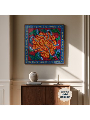 Persona Istanbul Yayoi Kusama "tsumari In Bloom" - Modern Sanat Posteri (Çerçevesiz)