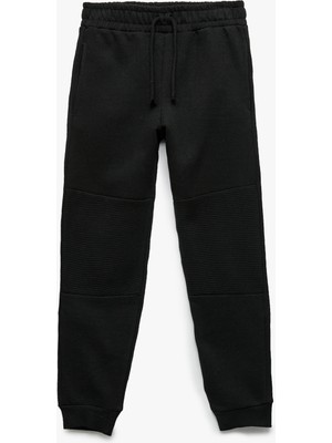 Koton Beli Lastikli Cep Detaylı Şardonlu Jogger Eşofman Altı