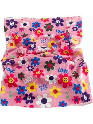Zero Land Dpmix-Hb Papatya Desenli Baff Boyunluk Pembe