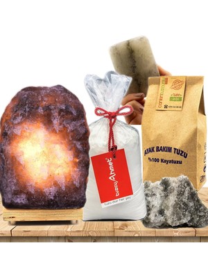 St. Morritz Çankırı Tuz Lambası Seti 3-4 kg