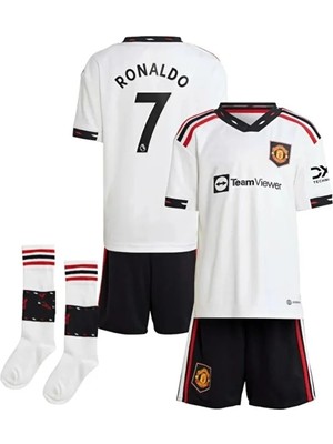 Manchester/united Cristiano Ronaldo 2021-22 Sezonu Çocuk Forması 4'lü Set (Byz)