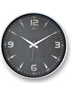 St. Morritz Akrilik Boyalı Dekoratif Duvar Saati, 41 Cm, Canlı Renkler