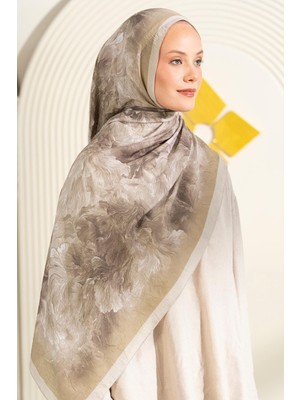 Jawel Dijital Kraşlı Bloom Soft Şal