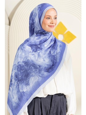 Jawel Dijital Kraşlı Bloom Soft Şal