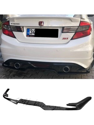 St. Morritz Honda Civic Vtec2 Fb7 Fd6 Voltex Arka Ek-Difüzör (Plastik) Boyasız Volteks Arka-Bodykit-Difizör-Ek