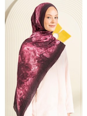 Jawel Dijital Kraşlı Bloom Soft Şal