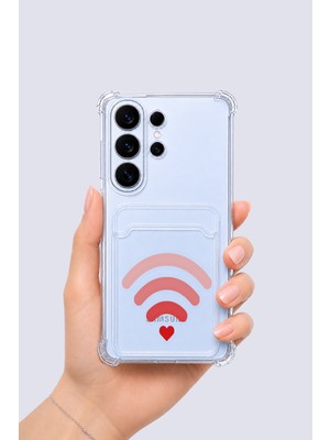 TKÇ Samsung Galaxy S26 Ultra Kartlıklı Aşk Sinyali Desenli Kılıf