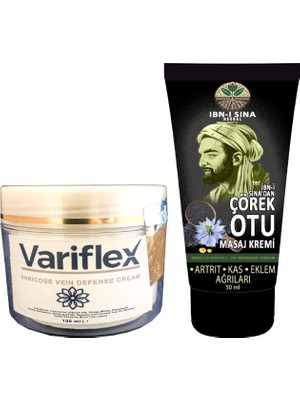 Variflex 100 ml Krem + Ibn-I Sina Çörek Otu Kremi 50 ml