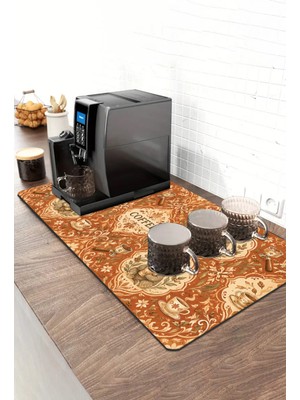 Valerine Life Barista Kahve Barı Matı 40X90CM Espresso Makinesi Çaycı Altlığı Koala Kahve