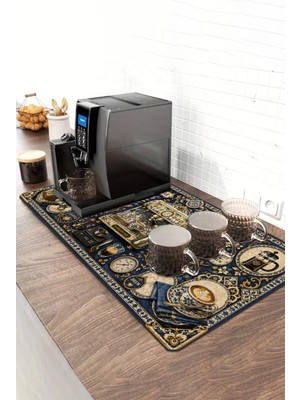 Valerine Life Barista Kahve Barı Matı 40X90CM Espresso Makinesi Çaycı Altlığı Gece Espresso