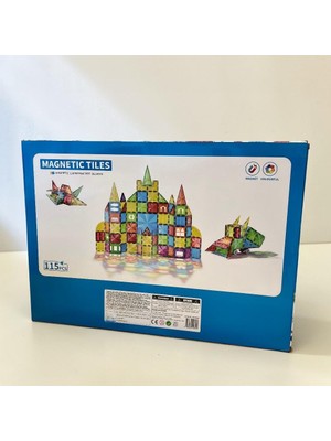 NW NessiWorld SH59695 115 Parça Magnet Stan.seri Renkli Blok