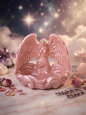 Alse 3D ​mon Ange Melek Kanatlı Dekoratif Kase - Coquette & Aesthetic Takı Düzenleyici ve Mumluk