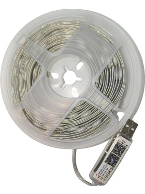 St. Morritz Rgb Yılbaşı Süsü 5m ???? USB Kumandalı Piksel LED Işık Dış Mekan Çam Ağacı Dekoru