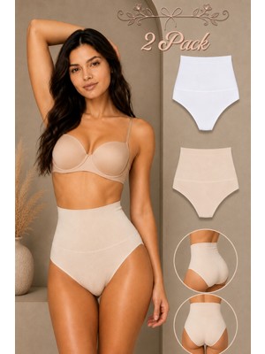 Fit Women Kadın Toparlayıcı Yüksek Bel Esnek 2 Li Külot