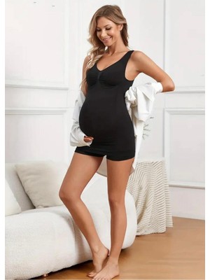 Fit Women Kalın Askılı Kadın Seamless Hamile Atlet 6010