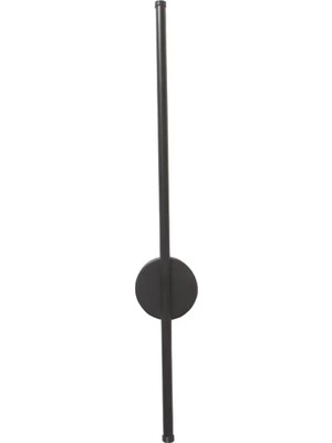 St. Morritz Şık Siyah Dekoratif LED Aplik 70 cm Beyaz Işık ile Estetik Dokunuş