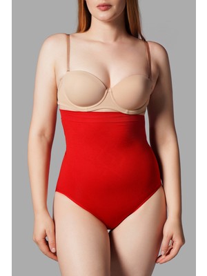 Fit Women Rahim Toparlayıcı Yüksek Bel Şekillendirici Göbek ve Bel Külot Ten Korse 1050