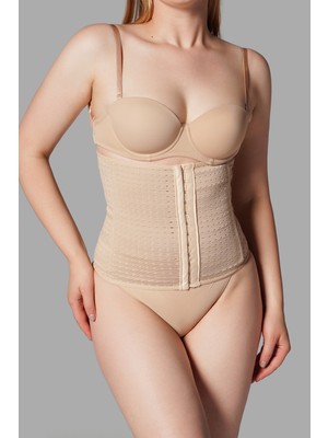 Fit Women Kadın Ten Rengi Doğum Sonrası Lohusa Korse 4418
