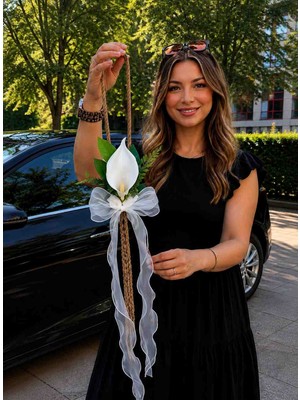 Ayzen Home Gala Cıcekli Konvoy Süsü Araba Süsü  Kapı Süsü