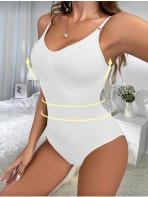Fit Women Seamless Zıbın Korse Çıtçıtlı Body 2 Beden Incelten Toparlayıcı Push Up Etkili Karın Bel Göbek Sıkılaştırıcı Kadın Body Korse 9051