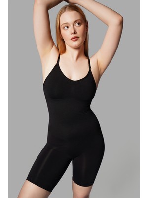Fit Women Tam Boy Tüm Vücut Korsesi Seamless 9050