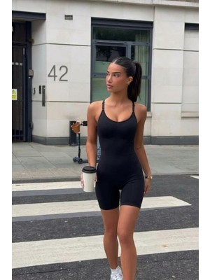 Fit Women Kadın Sıkılaştırıcı Siyah Casual Esnek Body