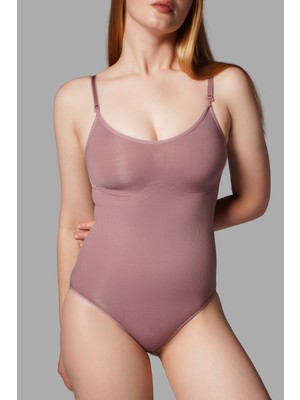 Fit Women Seamless Zıbın Korse Çıtçıtlı Body 2 Beden Incelten Toparlayıcı Push Up Etkili Karın Bel Göbek Sıkılaştırıcı Kadın Body Korse 9051