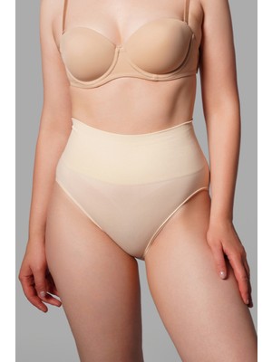 Fit Women Dikişsiz Toparlayıcı Yüksek Bel Külot Korse 1010
