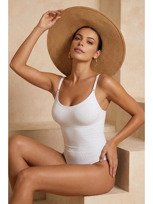 Fit Women Kadın 2 Beden Incelten Beyaz Toparlayıcı Korse