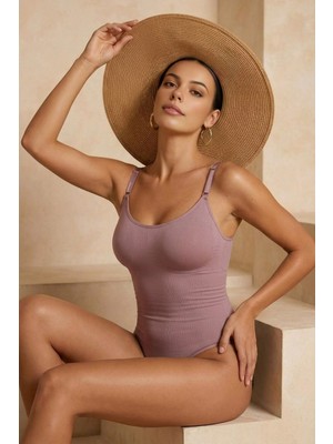 Fit Women Kadın 2 Beden Incelten Gül Kuru Toparlayıcı Korse