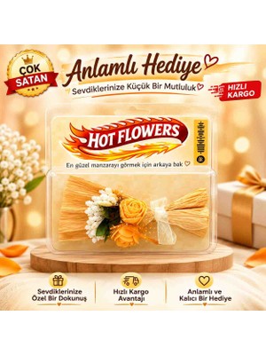 Poyraz Ticaret 4848 Hot Flowers Aynalı Çiçek Buketi,spotify Müzikli, Yeni Trend Moda