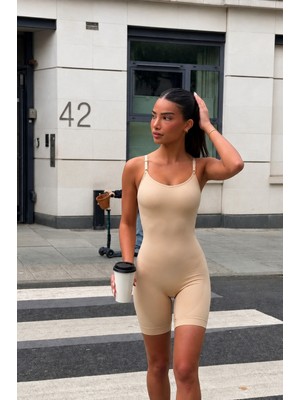 Fit Women Kadın Sıkılaştırıcı Ten Casual Esnek Body