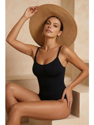 Fit Women Kadın 2 Beden Incelten Siyah Toparlayıcı Korse