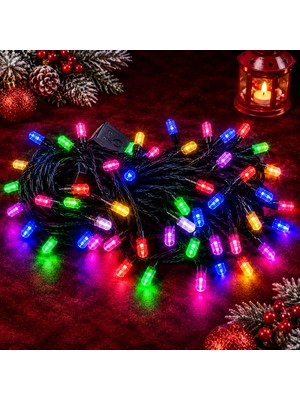 Kuzey Oyuncak Yüksek Kalite 10 Metre Profesyonel Renkli LED Işık Beyaz Mini Hızlı Flash Işıklı Noel Yılbaşı Işığı