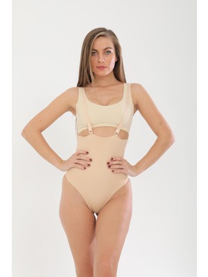Fit Women Lazer Kesim Askılı Inceltici Slip Korse