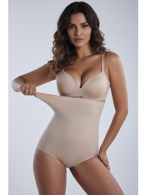 Fit Women Yüksek Bel Külot Korse Göbek Sıkılaştırıcı Lohusa Korse Popo Toparlayıcı 1050