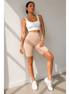 Fit Women Kadın Askısız Dengeleyici Kalıplı Ten Korse