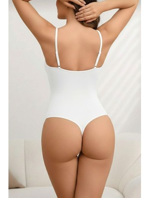 Fit Women Örme Kumaş Zıbın String Model Toparlayıcı Body 9052