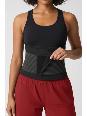Fit Women Termal Korse Bel Göbek Basen Korsesi Terleme Termal Kemer Yağ Yakma Kemeri 4417