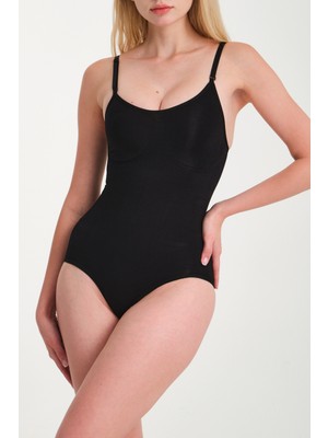 Fit Women 2 Beden Toparlayan Incelten Alt Tarafı Çıtçıtlı Seamless Zıbın Korse 9051