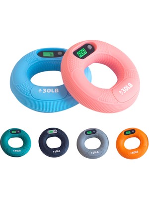 Ttt Sayaçlı El Güçlendirme Halkası - Akıllı Egzersiz Aleti - 30 Lb