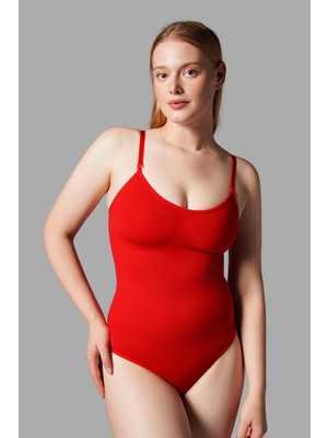 Fit Women Çıtçıtlı String Body Korse 9052