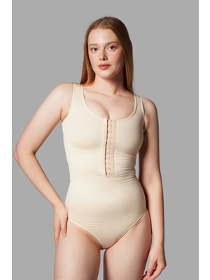 Fit Women Kalın Askılı Agraflı Body Slip 9064