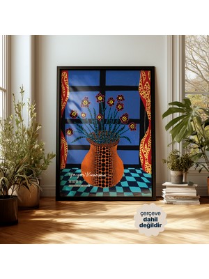 Persona Istanbul Yayoi Kusama "window" - Modern Sanat Posteri (Çerçevesiz)