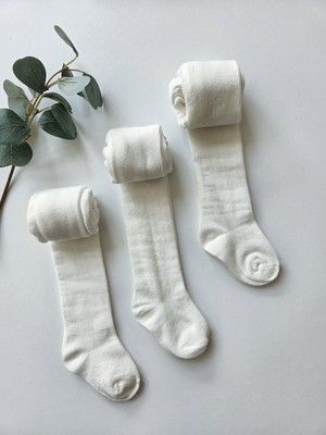 Panfilia Pamuklu Bebek / Çocuk Külotlu Çorap 3'lü Set