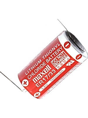 Evimdeyokyok Maxell ER17/33 3.6V 2/3A Size Lithium Pil